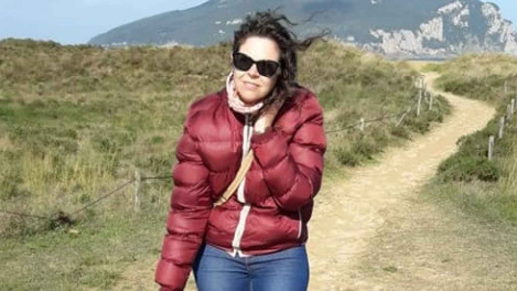 Una imagen de la fallecida, Silvia, durante un paseo por el campo