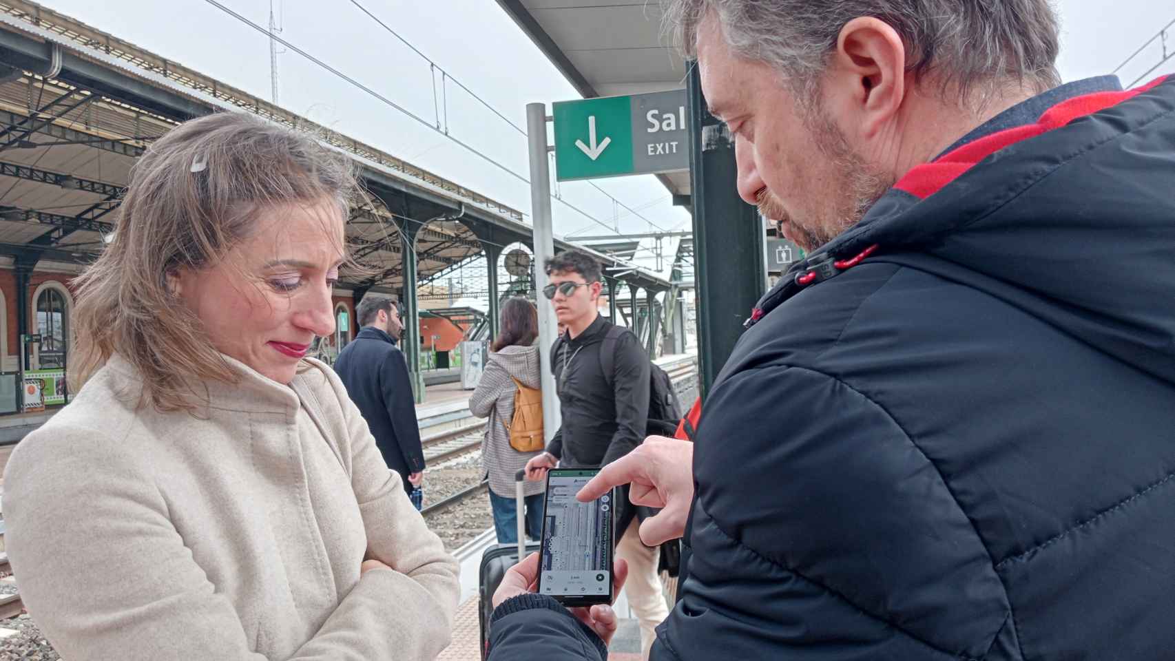 Demostración en la Estación de Valladolid-Campo Grande de la nueva solución para mejorar la experiencia del viajero