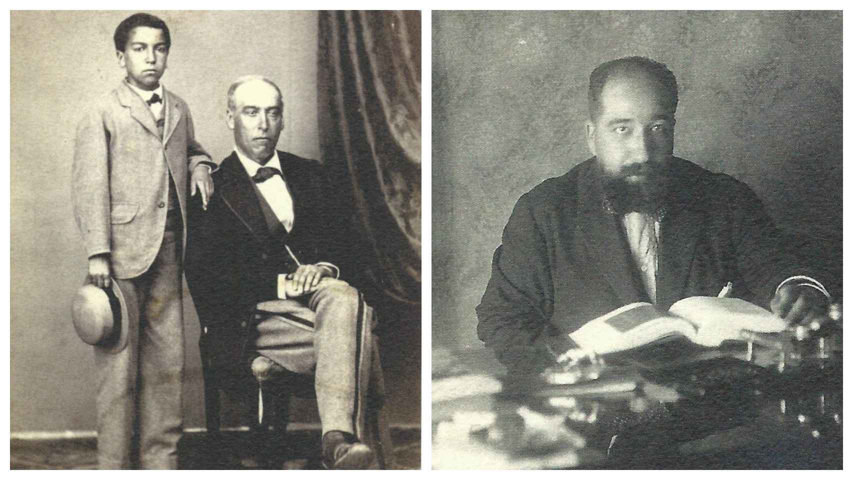 De izquierda a derecha: bisabuelo, tatarabuelo y abuelo de Borja Corcóstegui.