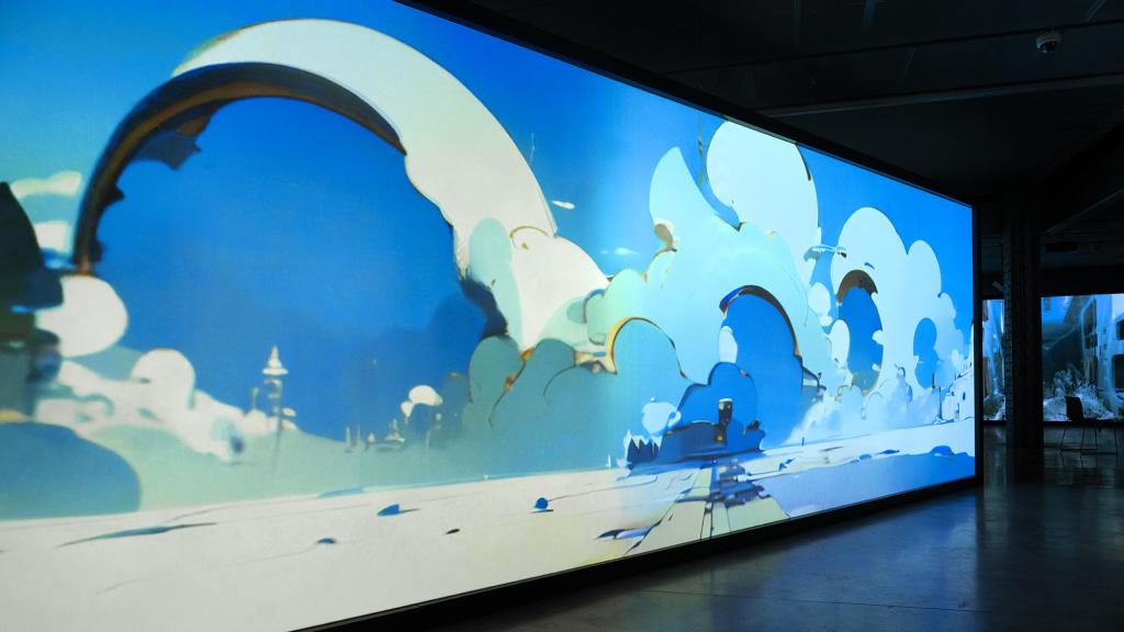 'Camino', de Boldtron, en la exposción 'Ventanas al futuro', en el Espacio Fundación Telefónica. Foto: Fundación Telefónica