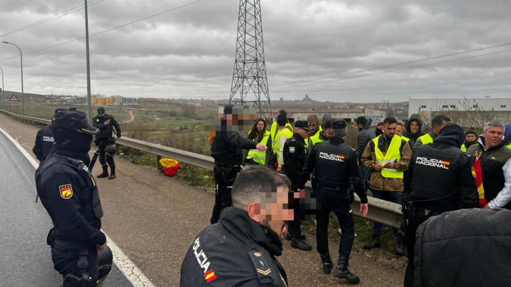 Problemas de orden público en la A-62