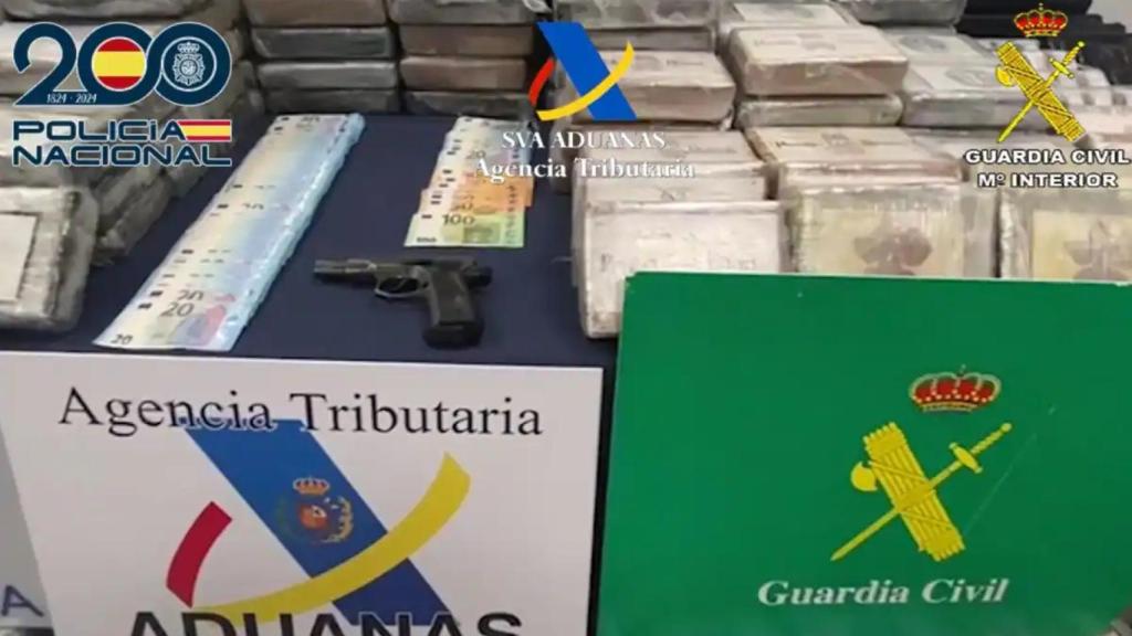 Cargamento incautado.