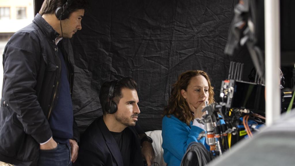 Castillo, atento al rodaje.