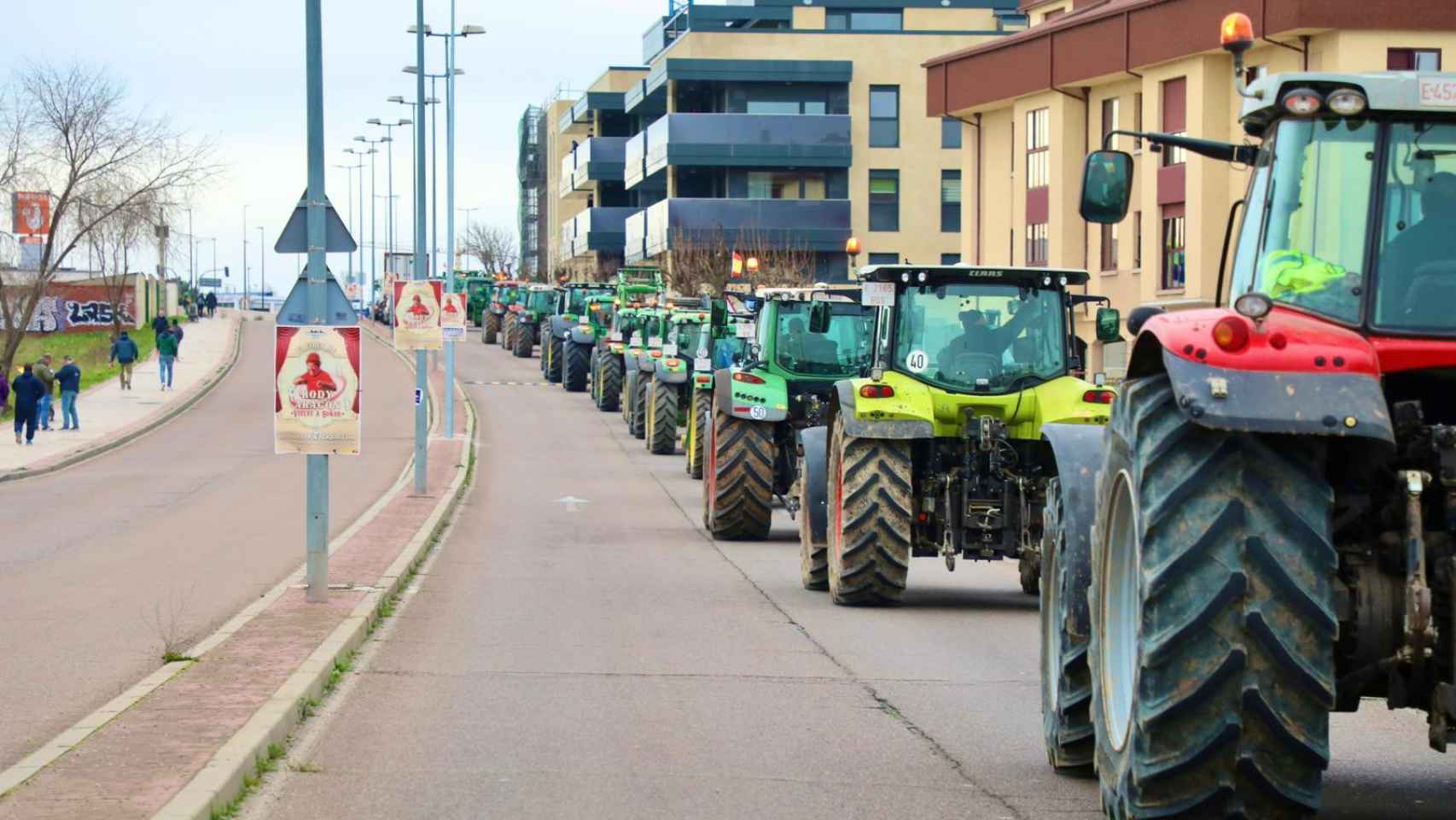 Los agricultores de Salamanca sacan a la calle sus tractores el jueves 8 de febrero