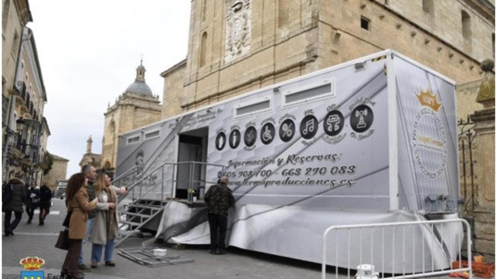 Baños públicos en el Carnaval del Toro