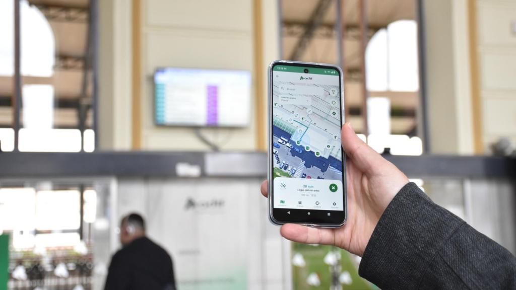 La aplicación pionera que Adif prueba en la estación de trenes de Valladolid.