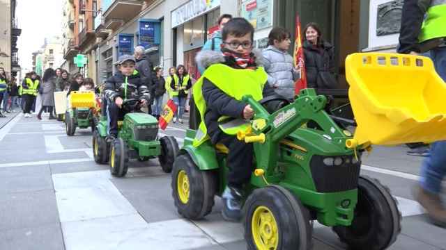 Tractorada infantil en Zamora