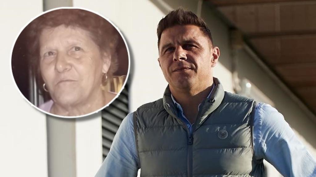 Joaquín Sánchez y su madre, Ana, en un fotomontaje de El Español.