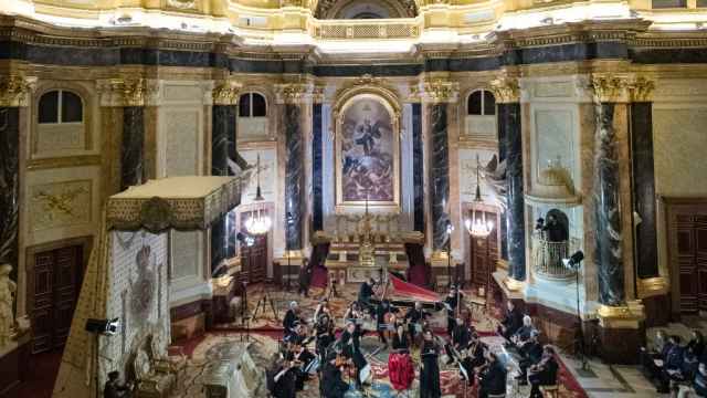 Concierto de Ifigenia Coccia en la capilla del Palacio Real. Foto: Patrimonio Nacional.