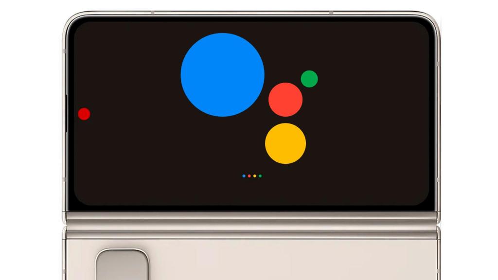 Imagen del primer móvil plegable de Google