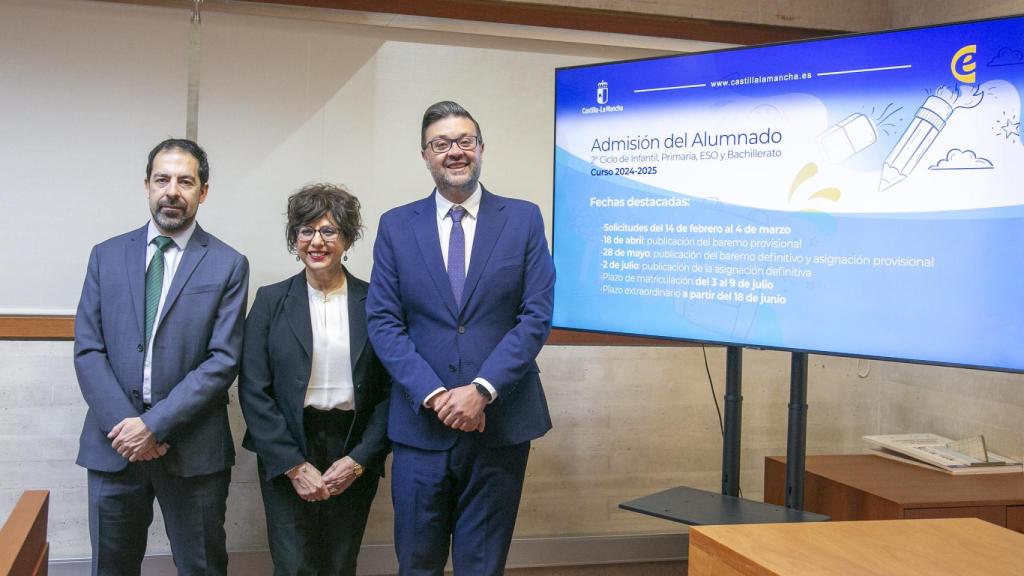 Rueda de prensa del consejero de Educación.