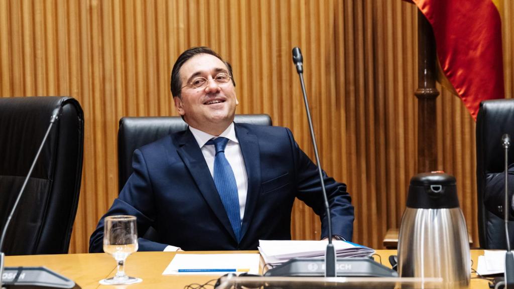 El ministro de Asuntos Exteriores, Unión Europea y Cooperación, José Manuel Albares, la semana pasada en el Congreso.