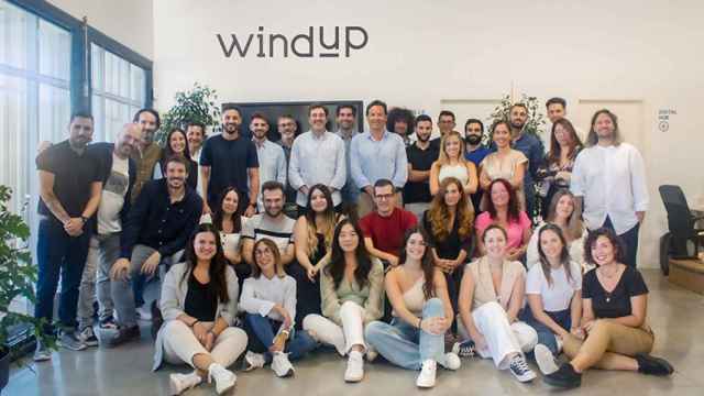 El equipo de la empresa malagueña Windup.