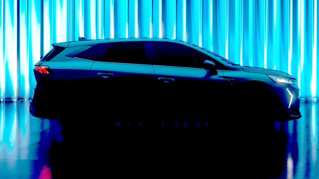 Imagen que avanza la silueta del nuevo Renault Symbioz.