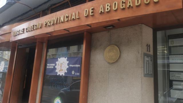 Fachada del Colegio de Abogados de A Coruña