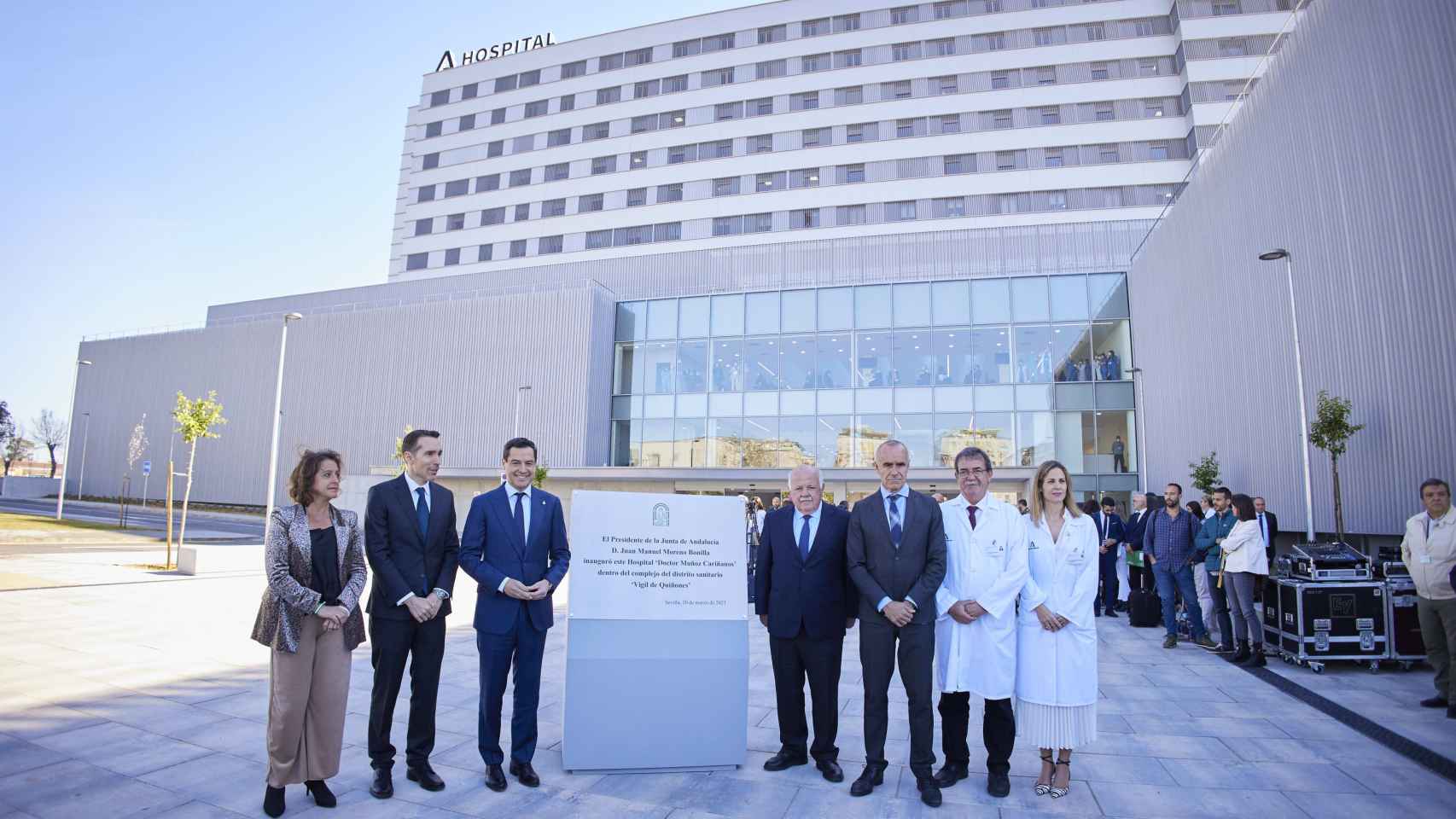 Inauguración del nuevo hospital de Sevilla.