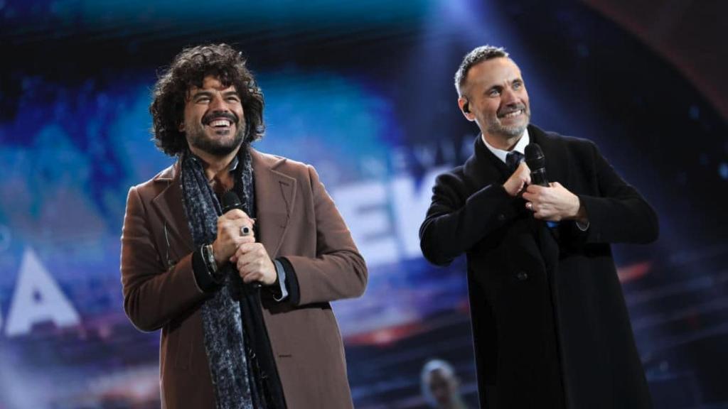 Francesco Renga y Nek en Sanremo.