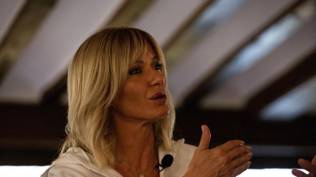 Susanna Griso, durante la entrevista.