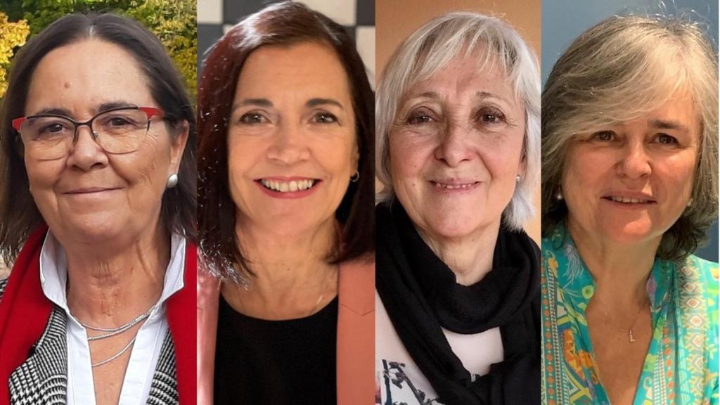 De izquierda a derecha: Carmen Fenoll, Concepción Elena Alegre, Eva Carrón y Luz García.