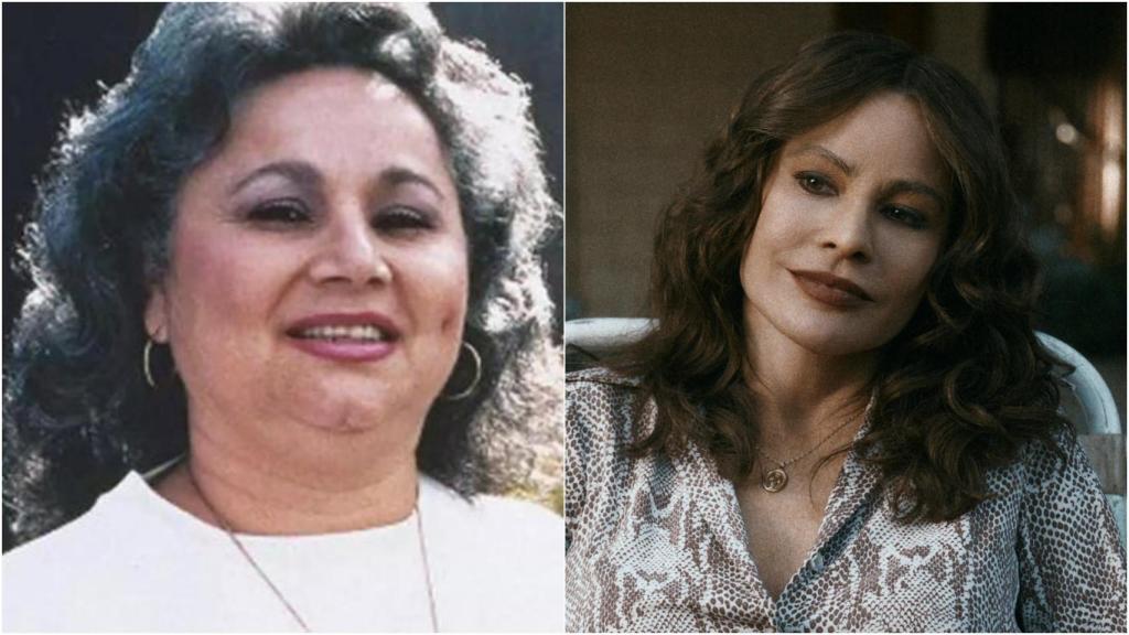 Griselda Blanco y Sofía Vergara en la serie.