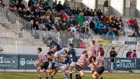 Club de Rugby Huesitos La Vila durante un encuentro.