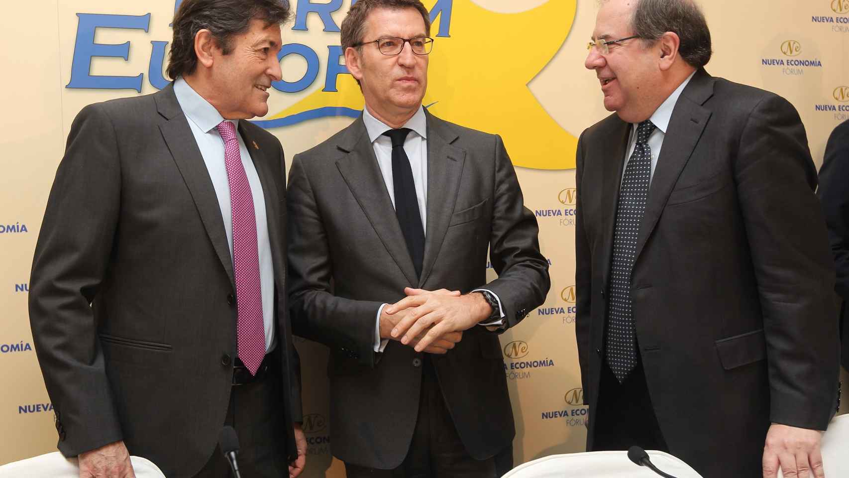 Los Presidentes de Castilla y León, Asturias y Galicia presentan el Corredor Atlántico en 2019