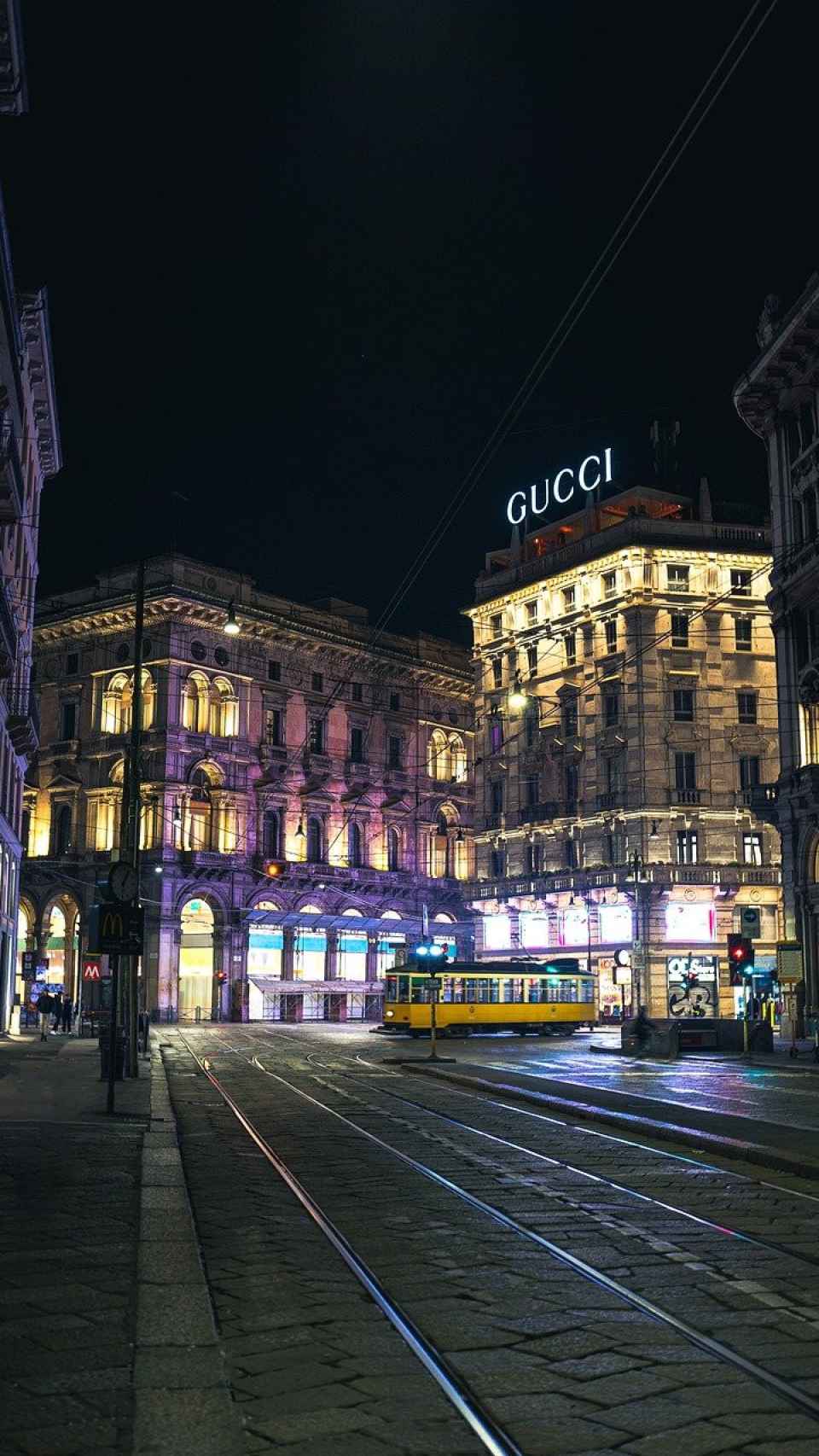 Tranvía de Milán, Italia.