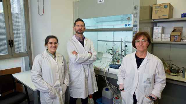 El equipo de investigación de la Universidad de Alicante que trabaja en el proyecto ReMetaliza.