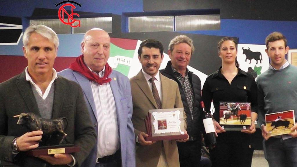 Los premiados posan en la gala de Laguna de Duero