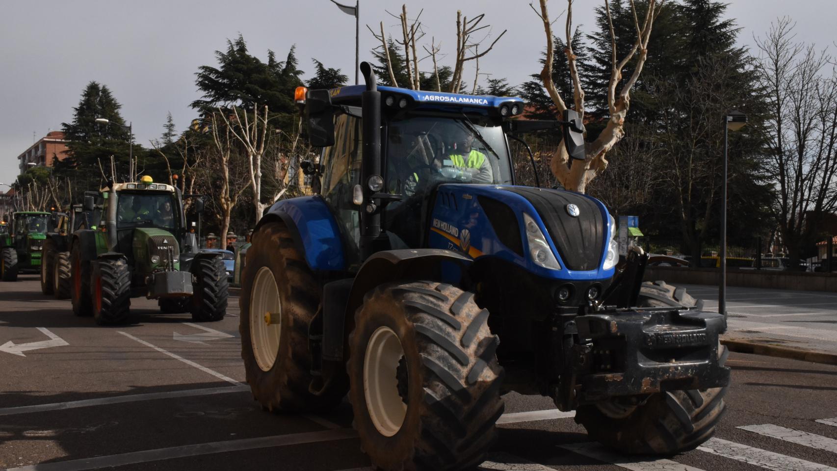 Tractorada de las organizaciones agrarias en Zamora