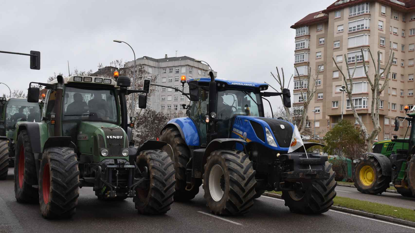 Tractorada de las organizaciones agrarias en Zamora
