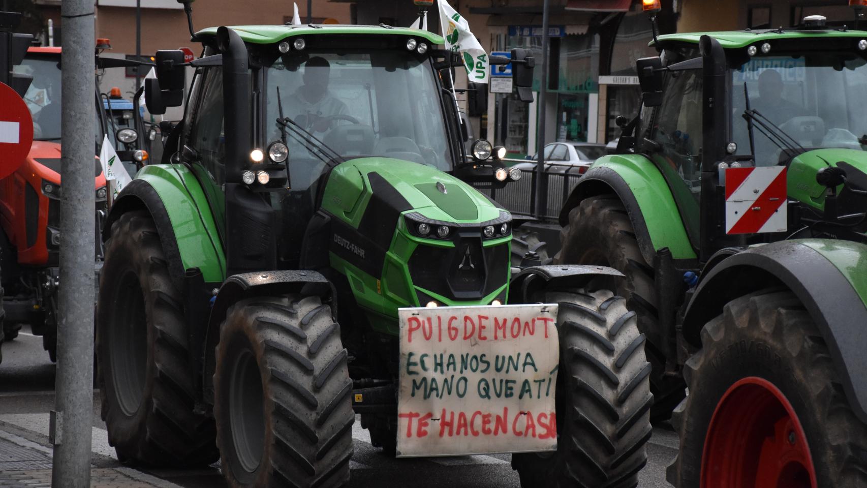 Tractorada de las organizaciones agrarias en Zamora