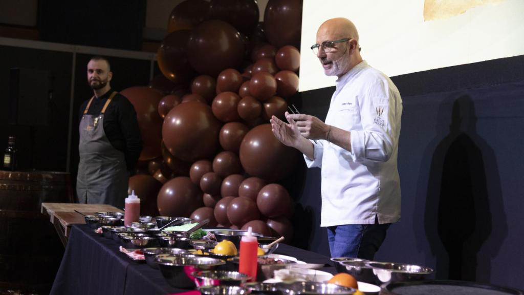 Sumiller y chef compartiendo maridajes