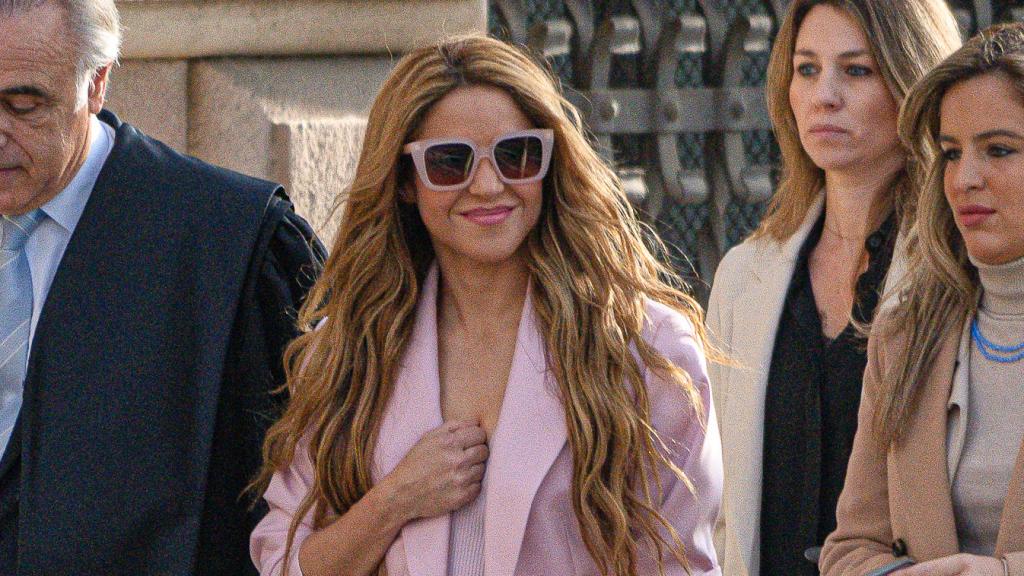 Shakira, en los Juzgados de Barcelona, el pasado noviembre.