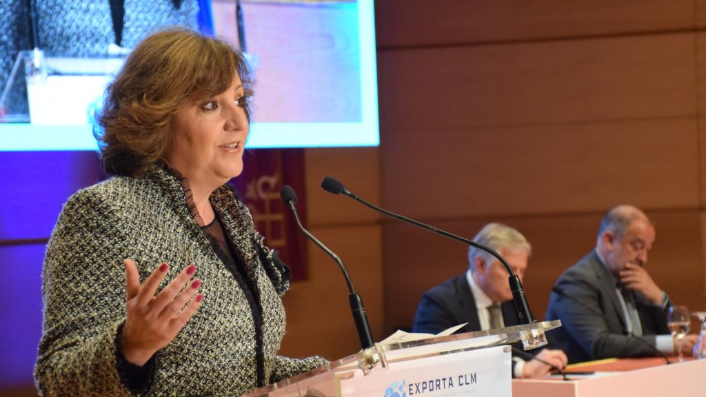 Patricia Franco en Ciudad Real. Foto: JCCM.