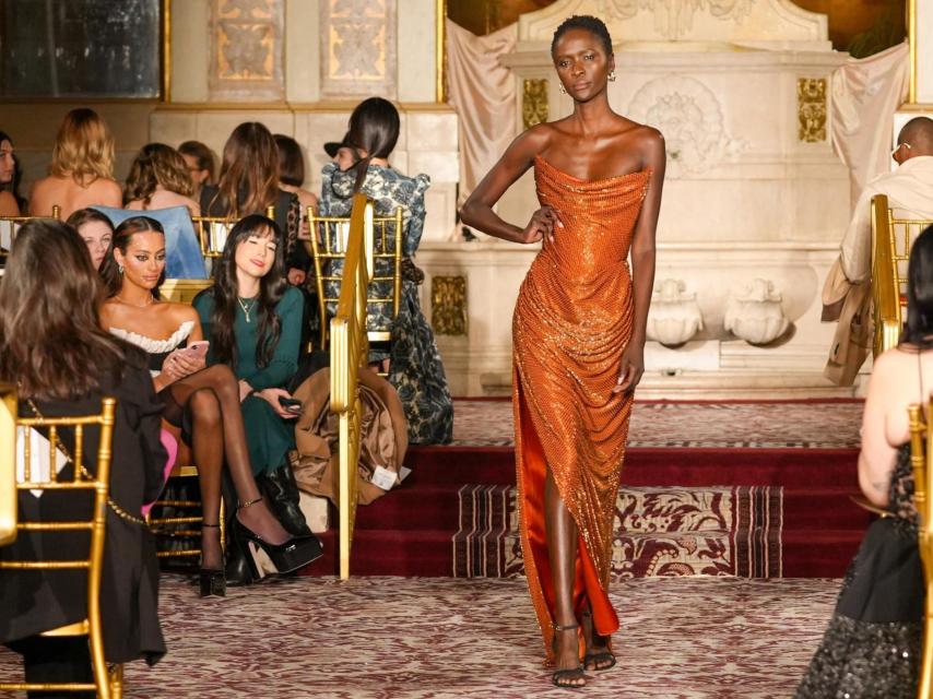 Detalle del desfile de Christian Siriano.