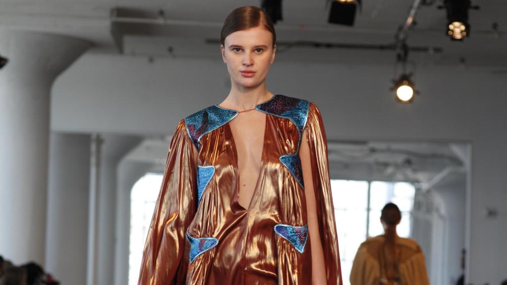 Detalle del desfile de Custo Barcelona en Nueva York.