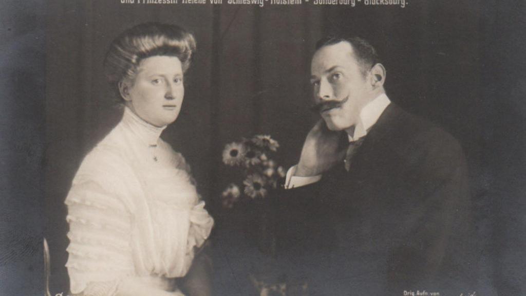 La princesa y su marido, el príncipe Harald.