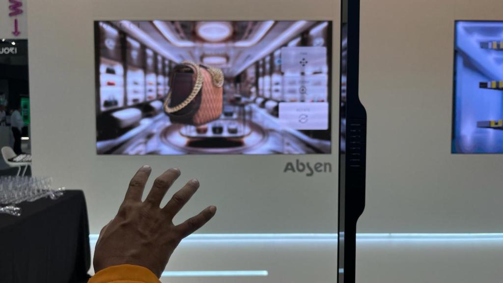 Esta tecnología también se puede aplicar al catálogo interactivo de una tienda.