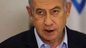 Benjamin Netanyahu, durante una reunión de emergencia en Tel Aviv.