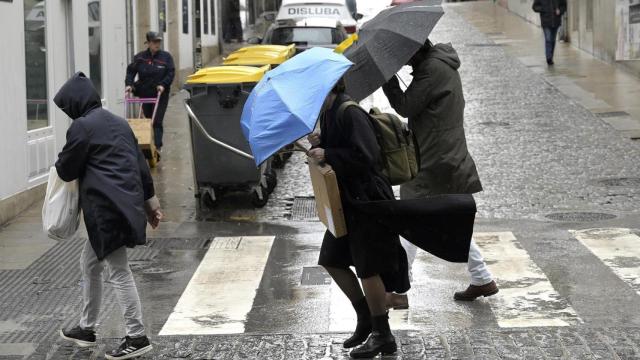 Mal tiempo en A Coruña.