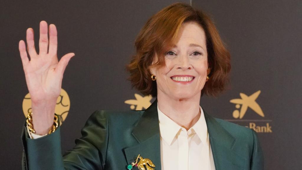 La actriz Sigourney Weaver, Goya Internacional 2024, en Valladolid