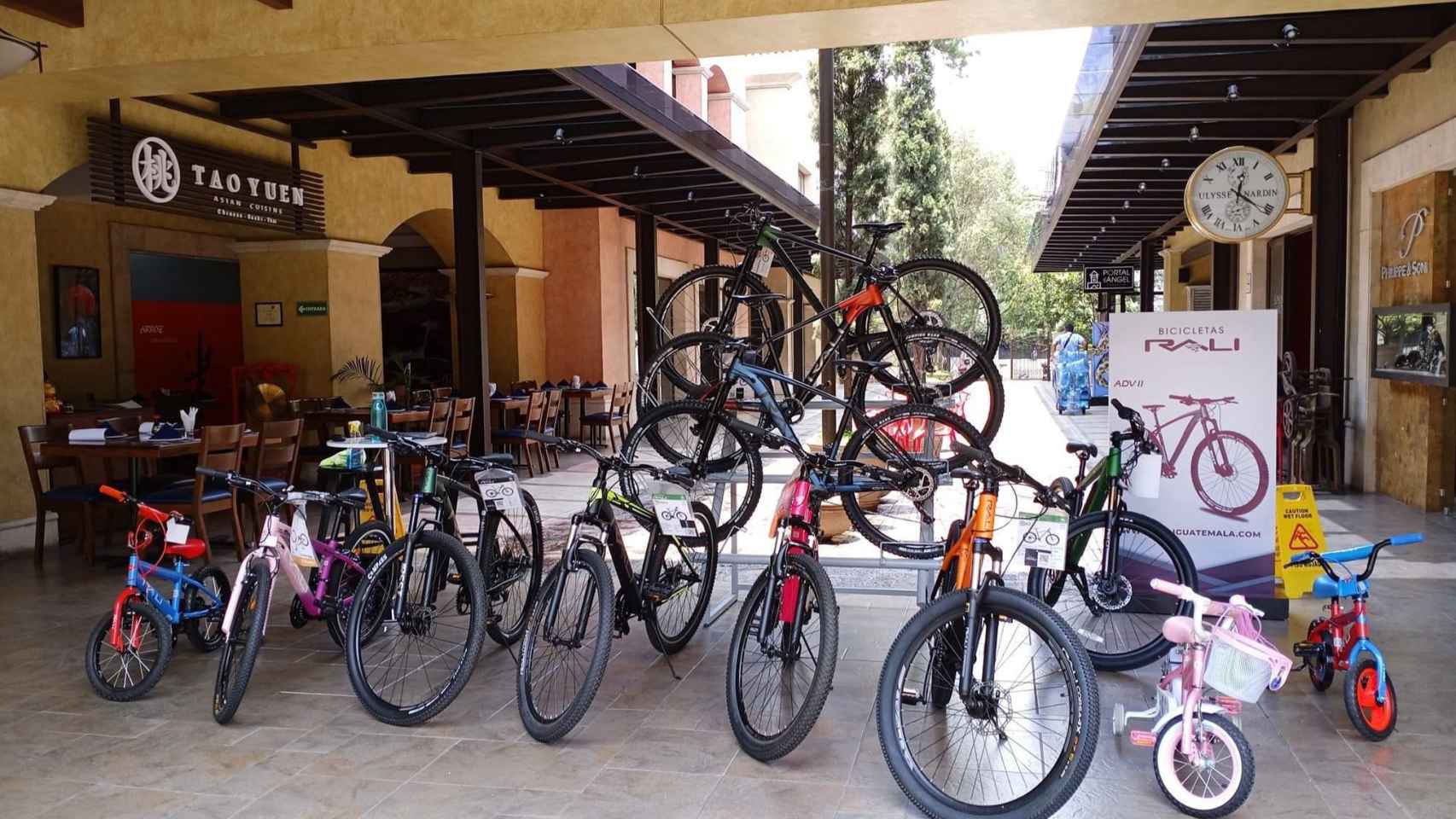 Las bicicletas de la empresa de Germán Bañuls.