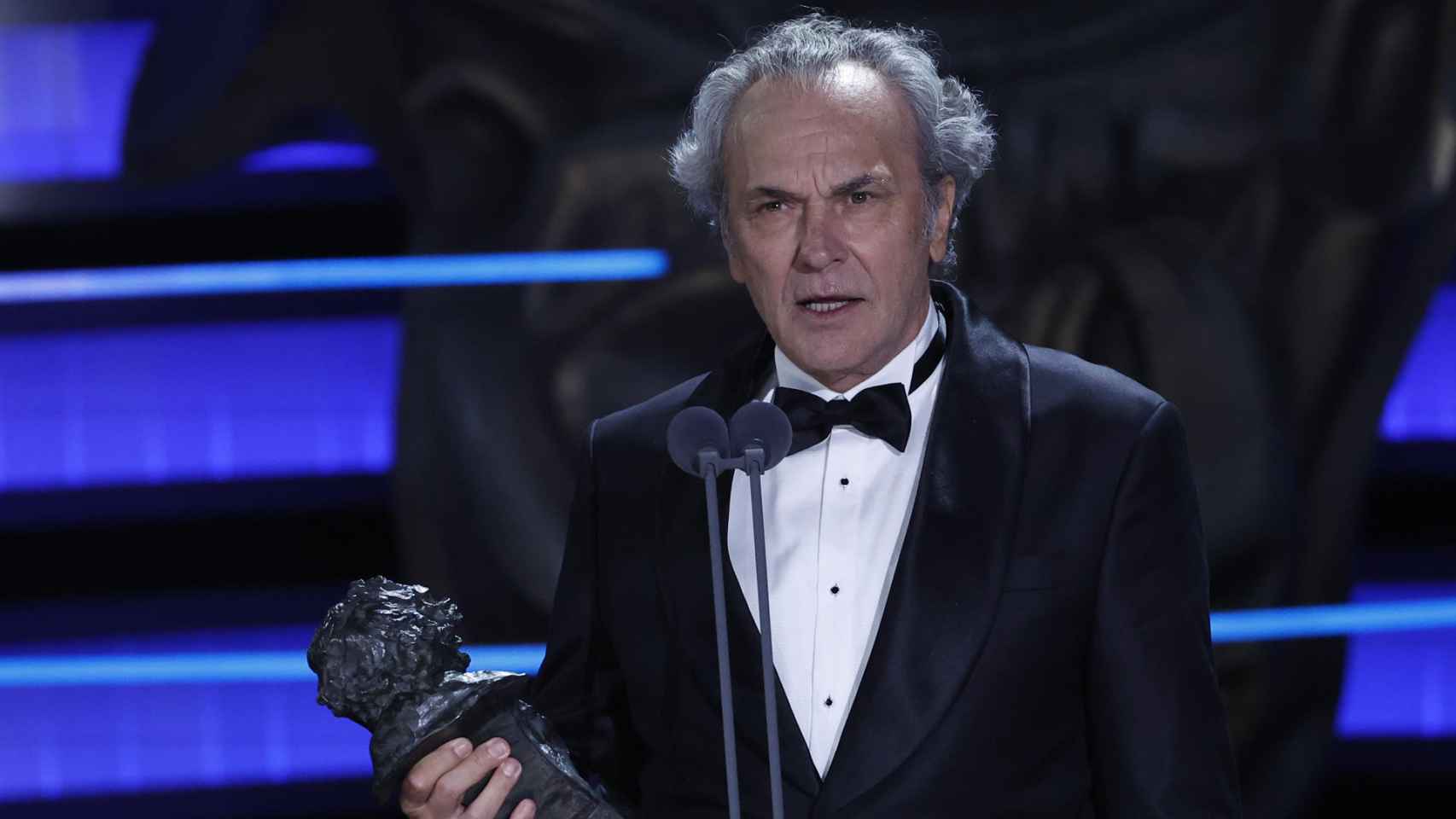 José Coronado tras recibir el Goya a mejor actor de reparto.