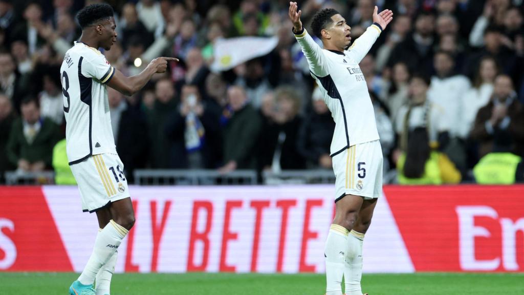 Jude Bellingham celebra su gol frente al Girona