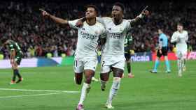 Rodrygo y Vinicius celebran el 4-0 frente al Girona