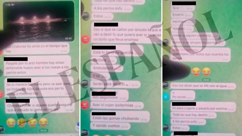 Uno de los canales de Telegram en los que los narcotraficantes de Cádiz comparten información sobre la Guardia Civil y la Policía Nacional para anticiparse a sus movimientos.