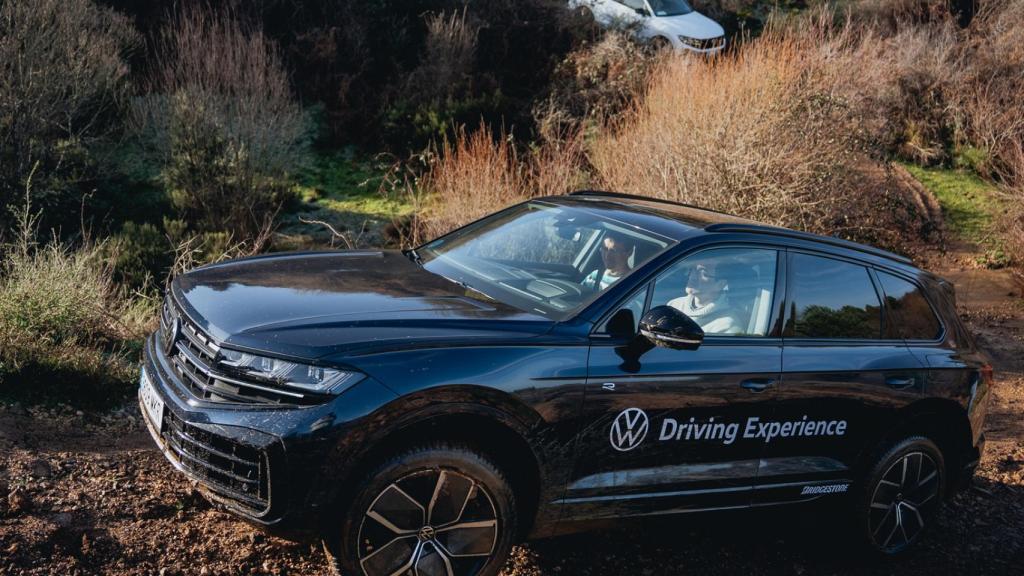 Un momento del ascenso con este coche.