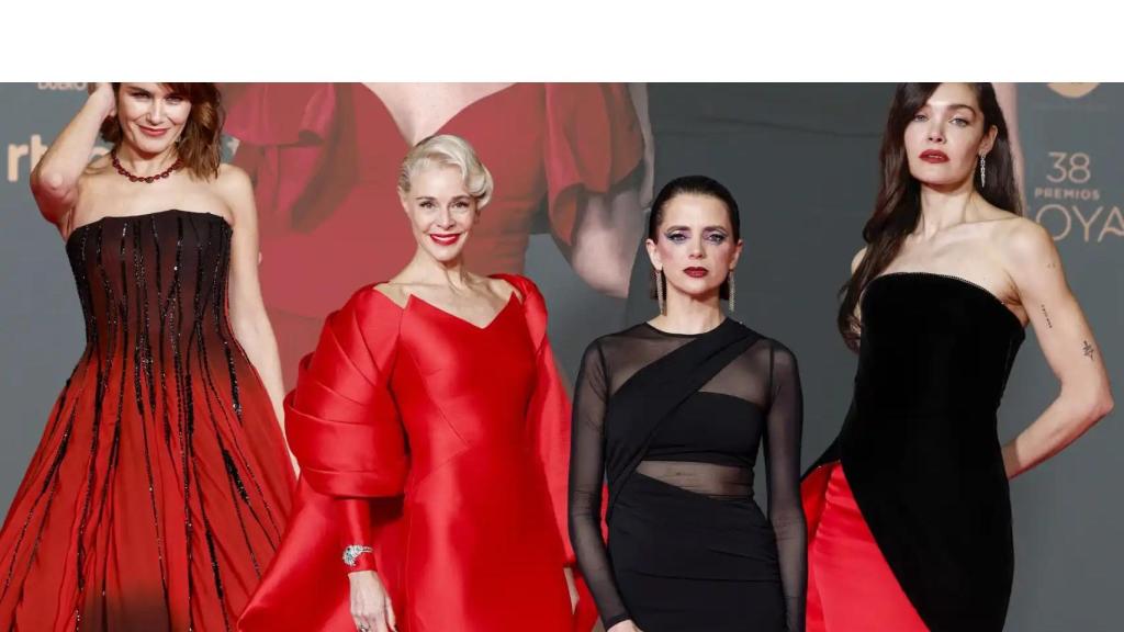 Diseño de los colores predominantes en la 38ª edición de los Goya en Valladolid.