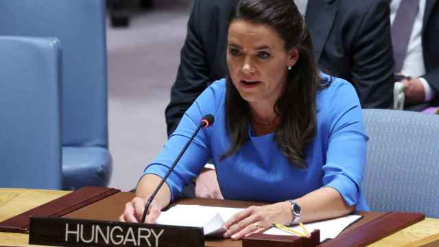 Katalin Novak en el Consejo de Seguridad de Naciones Unidas